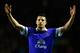 LIVERPOOL, ENGLAND - DECEMBER 14: Kevin Mirallas of Everton celebrates scoring his team's fourth goal during the Barclays Premier League match between Everton and Fulham at Goodison Park on December 14, 2013 in Liverpool, England. (Photo by Paul Thomas/