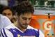 Dec 13, 2013; Oklahoma City, OK, USA; Los Angeles Lakers center Pau Gasol (16) sits on the bench against the Oklahoma City Thunder during the fourth quarter at Chesapeake Energy Arena. The Thunders won 122-97. Mandatory Credit: Mark D. Smith-USA TODAY Spo
