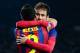 BARCELONA, SPAIN - DECEMBER 14: Neymar (R) of FC Barcelona celebrates with his teammate Alexis Sanchez of FC Barcelona after scoring his team's second goal during the La Liga match between FC Barcelona and Villarreal CF at Camp Nou on December 14, 2013 i