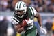Dec 8, 2013; East Rutherford, NJ, USA; New York Jets running back Chris Ivory (33) runs for a 4th quarter touchdown during their game against the Oakland Raiders at MetLife Stadium. The Jets defeated the Raiders 37-27. Mandatory Credit: Ed Mulholland-USA