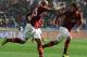 ROME, ITALY - DECEMBER 08: Maicon (L) with his teammate Dodo' of AS Roma celebrates after scoring the opening goal during the Serie A match between AS Roma and ACF Fiorentina at Stadio Olimpico on December 8, 2013 in Rome, Italy. (Photo by Paolo Bruno/G