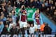 BIRMINGHAM, ENGLAND - OCTOBER 26: Christian Benteke of Aston Villa looks dejected following Everton's second goal during the Barclays Premier League match between Aston Villa and Everton at Villa Park on October 26, 2013 in Birmingham, England. (Photo by