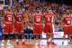 SYRACUSE, NY - DECEMBER 03: (L-R) Jeremy Hollowell #33, Noah Vonleh #1, Stanford Robinson #22, Troy Williams #5 and Evan Gordon #10 of the Indiana Hoosiers looks on during the first half at the Carrier Dome on December 3, 2013 in Syracuse, New York. Syr