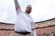 KNOXVILLE, TN - OCTOBER 19: Head coach Butch Jones of the Tennessee Volunteers celebrates after the game against the South Carolina Gamecocks at Neyland Stadium on October 19, 2013 in Knoxville, Tennessee. Tennessee won 23-21. (Photo by Joe Robbins/Getty