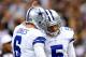 NEW ORLEANS, LA - NOVEMBER 10: Kicker Dan Bailey #5 celebrates with punter Chris Jones #6 of the Dallas Cowboys after kicking a field goal against the New Orleans Saints during a game at the Mercedes-Benz Superdome on November 10, 2013 in New Orleans, Lou