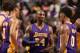 CHARLOTTE, NC - DECEMBER 14: Kobe Bryant #24 and the Los Angeles Lakers during the game against the Charlotte Bobcats at the Time Warner Cable Arena on December 14, 2013 in Charlotte, North Carolina. NOTE TO USER: User expressly acknowledges and agrees