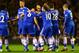 SUNDERLAND, ENGLAND - DECEMBER 04: Eden Hazard of Chelsea is congratulated by team mates after scoring his goal during the Barclays Premier League match between Sunderland and Chelsea at Stadium of Light on December 4, 2013 in Sunderland, England. (Phot