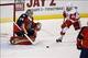 Dec 10, 2013; Sunrise, FL, USA; Florida Panthers goalie Tim Thomas (34) stops a shot by Detroit Red Wings left wing Tomas Tatar (21) in the second period at BB&T Center. Mandatory Credit: Robert Mayer-USA TODAY Sports