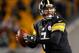 PITTSBURGH, PA - DECEMBER 15: Ben Roethlisberger #7 of the Pittsburgh Steelers looks to throw a second quarter pass while playing the Cincinnati Bengals at Heinz Field on December 15, 2013 in Pittsburgh, Pennsylvania. (Photo by Gregory Shamus/Getty Image