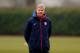 ST ALBANS, ENGLAND - DECEMBER 10: Arsenal manager Arsene Wenger during an Arsenal training session ahead of their UEFA Champions League group F match against Napoli at London Colney on December 10, 2013 in St Albans, England. (Photo by Scott Heavey/Gett