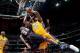 Shaq took a lot of punishment inside the paint.