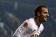 LONDON, ENGLAND - DECEMBER 12: Roberto Soldado of Tottenham Hotspur celebrates scoring their first goal during the UEFA Europa League Group K match between Tottenham Hotspur FC and FC Anji Makhachkala at White Hart Lane on December 12, 2013 in London, En