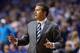 LEXINGTON, KY - DECEMBER 10: John Calipari the head coach of the Kentucky Wildcats gives instructions to his team during the game against the Boise State Broncos at Rupp Arena on December 10, 2013 in Lexington, Kentucky. (Photo by Andy Lyons/Getty Image