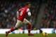 MANCHESTER, ENGLAND - DECEMBER 14: Aaron Ramsey of Arsenal in action during the Barclays Premier League match between Manchester City and Arsenal at Etihad Stadium on December 14, 2013 in Manchester, England. (Photo by Clive Brunskill/Getty Images)