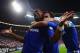 MUNICH, GERMANY - MAY 19: Didier Drogba of Chelsea celebrates with team mates after scoring his team’s first goal during UEFA Champions League Final between FC Bayern Muenchen and Chelsea at the Fussball Arena München on May 19, 2012 in Munich, Germany.