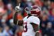 AUBURN, AL - NOVEMBER 30: Kevin Norwood #83 of the Alabama Crimson Tide celebrates his second quarter touchdown against the Auburn Tigers at Jordan-Hare Stadium on November 30, 2013 in Auburn, Alabama. (Photo by Kevin C. Cox/Getty Images)