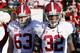 AUBURN, AL - NOVEMBER 30: Kellen Williams #63 and C.J. Mosley #32 of the Alabama Crimson Tide take the field for their game against the Auburn Tigers at Jordan-Hare Stadium on November 30, 2013 in Auburn, Alabama. (Photo by Kevin C. Cox/Getty Images)