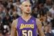SACRAMENTO, CA - DECEMBER 6: Robert Sacre #50 of the Los Angeles Lakers in a game against the Sacramento Kings on December 6, 2013 at Sleep Train Arena in Sacramento, California. NOTE TO USER: User expressly acknowledges and agrees that, by downloading an