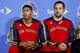 METAIRIE, LA - NOVEMBER 15: Anthony Davis #23 and Ryan Anderson #33 of the New Orleans Pelicans attends an All-Star lineup to unveil the official NBA All-Star Ballot 2014 presented by Sprint on Friday, November 15 at the New Orleans Pelicans Practice Fac