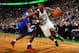 BOSTON, MA - DECEMBER 11: Jordan Crawford #27 of the Boston Celtics drives against the Los Angeles Clippers on December 11, 2013 at the TD Garden in Boston, Massachusetts. NOTE TO USER: User expressly acknowledges and agrees that, by downloading and or u