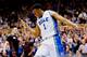 DURHAM, NC - DECEMBER 16: Jabari Parker #1 of the Duke Blue Devils reacts after dunking against the Gardner-Webb Runnin' Bulldogs during play at Cameron Indoor Stadium on December 16, 2013 in Durham, North Carolina. (Photo by Grant Halverson/Getty Image