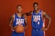 NEW ORLEANS - FEBRUARY 17: Caron Butler and Antawn Jamison #4 of the Eastern Conference All-Stars poses during the 2008 All-Star Game at the New Orleans Arena February 17, 2008 in New Orleans, Louisiana. NOTE TO USER:User expressly acknowledges and agre