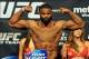 Nov 15, 2013; Las Vegas, NV, USA; UFC fighter Tyron Woodley participates in the official weigh-in of UFC 167 at MGM Grand Garden Arena. Mandatory Credit: Stephen R. Sylvanie-USA TODAY Sports