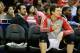 HOUSTON, TX - NOVEMBER 19: Omer Asik #3 of the Houston Rockets waits on the bench during the game against the Boston Celtics at the Toyota Center on November 19, 2013 in Houston, Texas. NOTE TO USER: User expressly acknowledges and agrees that, by downlo