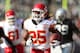 OAKLAND, CA - DECEMBER 15: Jamaal Charles #25 of the Kansas City Chiefs runs for a touchdown against the Oakland Raiders at O.co Coliseum on December 15, 2013 in Oakland, California. (Photo by Jed Jacobsohn/Getty Images)