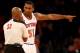 Metta's on-court intensity has been tempered in the locker room.