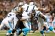 Dec 8, 2013; New Orleans, LA, USA; New Orleans Saints defensive end Cameron Jordan (94) sacks Carolina Panthers quarterback Cam Newton (1) in the second quarter at the Mercedes-Benz Superdome. Mandatory Credit: Crystal LoGiudice-USA TODAY Sports
