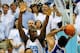 CHAPEL HILL, NC - DECEMBER 14: Nate Britt #0 and Joel James #42 of the North Carolina Tar Heels defend a shot by Andrew Harrison #5 of the Kentucky Wildcats during play at the Dean Smith Center on December 14, 2013 in Chapel Hill, North Carolina. North C
