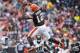 CLEVELAND, OH - DECEMBER 1: Wide receiver Josh Gordon #12 of the Cleveland Browns catches a pass during the first half against the Jacksonville Jaguars at FirstEnergy Stadium on December 1, 2013 in Cleveland, Ohio. (Photo by Jason Miller/Getty Images)