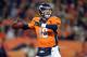 Dec 12, 2013; Denver, CO, USA; Denver Broncos quarterback Peyton Manning (18) throws a pass during the game against the San Diego Chargers at Sports Authority Field at Mile High. Mandatory Credit: Kirby Lee-USA TODAY Sports