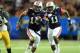 Auburn QB Nick Marshall (14) and TE Brandon Fulse (11)