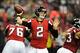 Dec 15, 2013; Atlanta, GA, USA; Atlanta Falcons quarterback Matt Ryan (2) passes the ball against the Washington Redskins during the second quarter at the Georgia Dome. Mandatory Credit: Dale Zanine-USA TODAY Sports