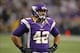 Dec 30, 2012; Minneapolis, MN, USA; Minnesota Vikings fullback Jerome Felton (42) against the Green Bay Packers at the Metrodome. The Vikings defeated the Packers 37-34. Mandatory Credit: Brace Hemmelgarn-USA TODAY Sports