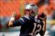 Dec 15, 2013; Miami Gardens, FL, USA; New England Patriots quarterback Tom Brady (12) before playing against the Miami Dolphins at Sun Life Stadium. Mandatory Credit: Robert Mayer-USA TODAY Sports