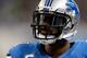 DETROIT, MI - NOVEMBER 28: Calvin Johnson #81 of the Detroit Lions looks on during the first quarter while playing the Green Bay Packers at Ford Field on November 28, 2013 in Detroit, Michigan. (Photo by Gregory Shamus/Getty Images)
