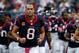 HOUSTON, TX - OCTOBER 13: Matt Schaub #8 of the Houston Texans runs off the field before the start of the game against the St. Louis Rams at Reliant Stadium on October 13, 2013 in Houston, Texas. (Photo by Scott Halleran/Getty Images)