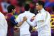 BARCELONA, SPAIN - APRIL 21: Lionel Messi of FC Barcelona (L) and Cristiano Ronaldo of Real Madrid CF shake hands prior to the La Liga match between FC Barcelona and Real Madrid at Camp Nou on April 21, 2012 in Barcelona, Spain. Real Madrid CF won 1-2.