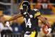 PITTSBURGH, PA - DECEMBER 15: Antonio Brown #84 of the Pittsburgh Steelers celebrates his first quarter punt return for a touchdown while playing he Cincinnati Bengals at Heinz Field on December 15, 2013 in Pittsburgh, Pennsylvania. (Photo by Gregory Sha