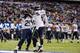EAST RUTHERFORD, NJ - DECEMBER 15: Cornerback Byron Maxwell #41 of the Seattle Seahawks celebrates with teammate cornerback Richard Sherman #25 after Maxwell's interception during the 2nd half of the Seattle Seahawks 23-0 win over the New York Giants at M