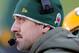 GREEN BAY, WI - NOVEMBER 10: Aaron Rodgers #12 of the Green Bay Packers looks on from the bench while playing the Philadelphia Eagles at Lambeau Field on November 10, 2013 in Green Bay, Wisconsin. Philadelphia won the game 27-13. (Photo by Gregory Shamus/