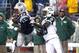 Alfonzo Dennard's only interception of the season, in Week 2.