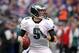 Dec 15, 2013; Minneapolis, MN, USA; Philadelphia Eagles quarterback Nick Foles (9) throws during the first quarter against the Minnesota Vikings at Mall of America Field at H.H.H. Metrodome. Mandatory Credit: Brace Hemmelgarn-USA TODAY Sports