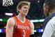 Dec 2, 2013; Salt Lake City, UT, USA; Houston Rockets center Omer Asik (3) reacts to a call during the first half against the Utah Jazz at EnergySolutions Arena. Mandatory Credit: Russ Isabella-USA TODAY Sports