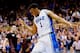 DURHAM, NC - DECEMBER 16: Jabari Parker #1 of the Duke Blue Devils reacts after dunking against the Gardner-Webb Runnin' Bulldogs during play at Cameron Indoor Stadium on December 16, 2013 in Durham, North Carolina. (Photo by Grant Halverson/Getty Image
