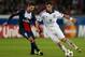 PARIS, FRANCE - NOVEMBER 05: Luka Milivojevic of Anderlecht turns away from Thiago Motta of PSG during the UEFA Champions League Group C match between Paris Saint Germain and RSC Anderlecht at Parc des Princes on November 5, 2013 in Paris, France. (Phot