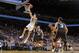OAKLAND, CA - DECEMBER 19: Klay Thompson #11 of the Golden State Warriors shoots a layup against the San Antonio Spurs on December 19, 2013 at Oracle Arena in Oakland, California. NOTE TO USER: User expressly acknowledges and agrees that, by downloading a